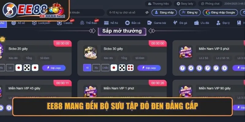 EE88 mang đến bộ sưu tập đỏ đen đẳng cấp